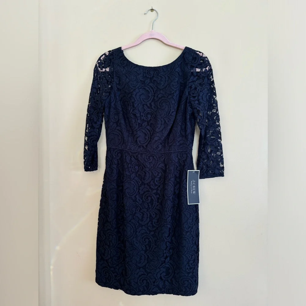 J.Crew Natalia Dress in Leavers Lace